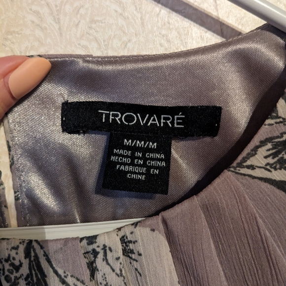 Trovaré Purple Blouse - Picture 5 of 6